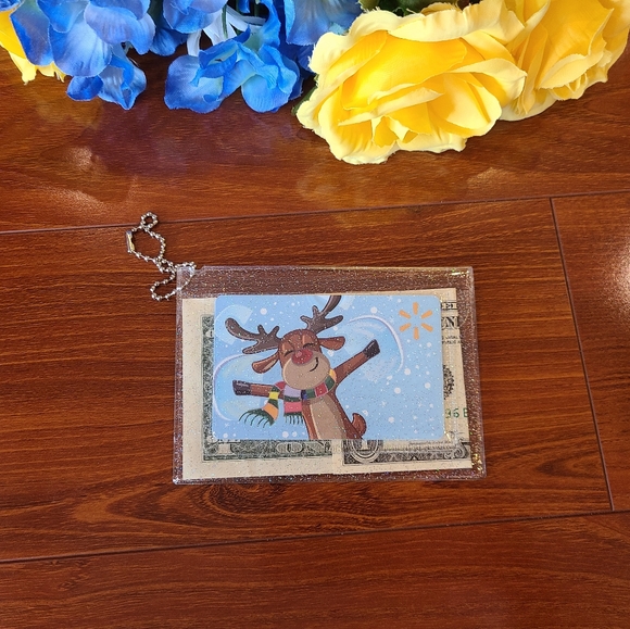 Keychain Wallet-Cherry Blossom "My Wallet" - Picture 8 of 8